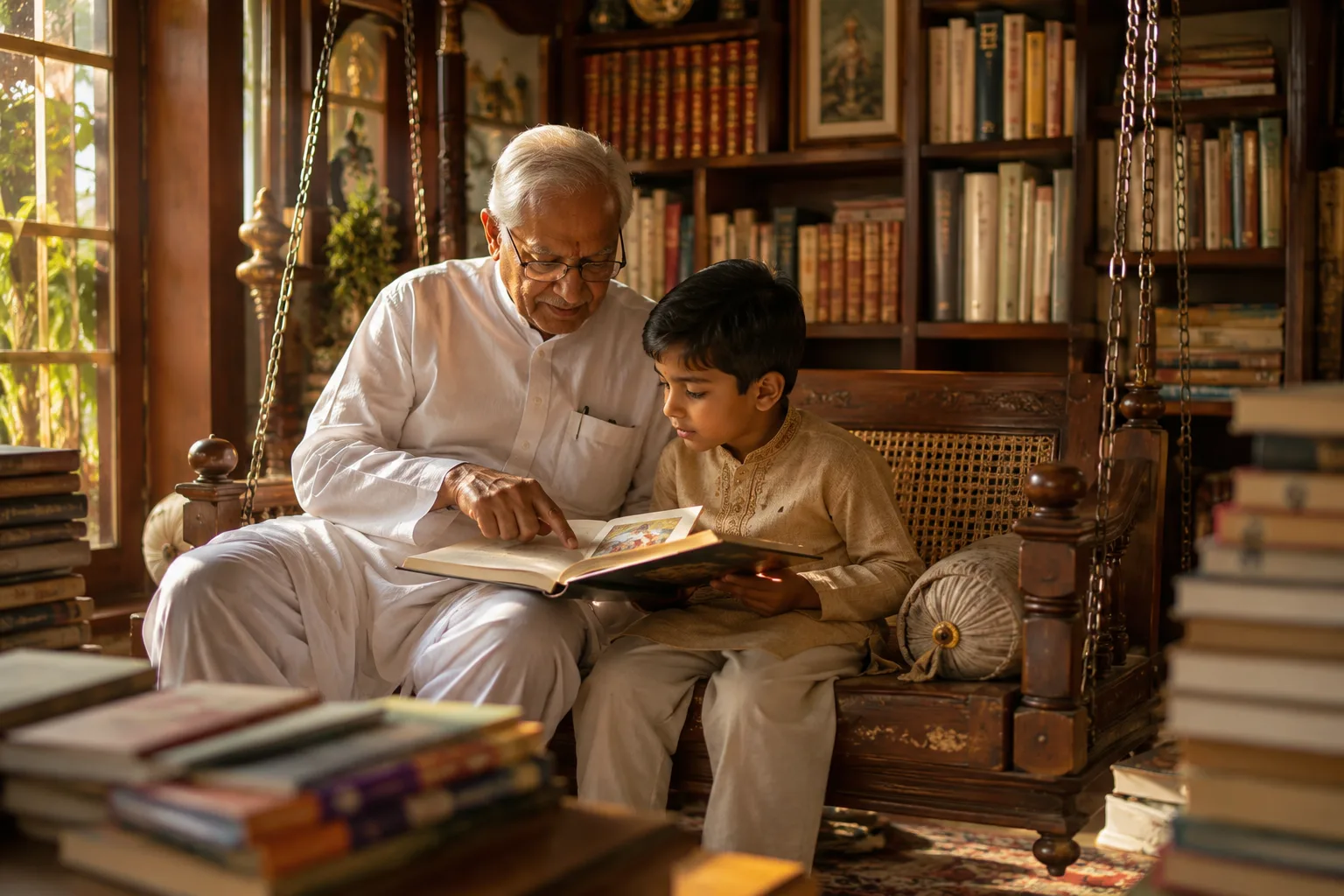 Knowledge passing through generation